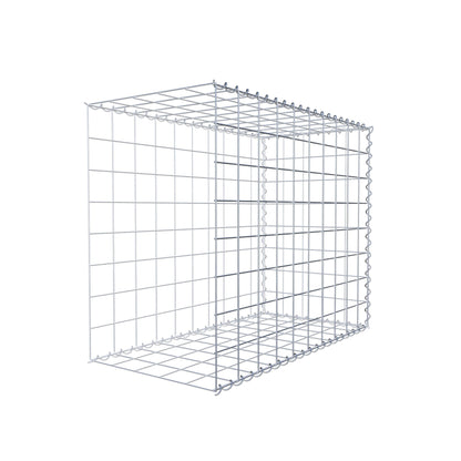 Gabion rapporté type 2 100 cm x 80 cm x 50 cm (L x H x P), mailles 10 cm x 10 cm, spirale