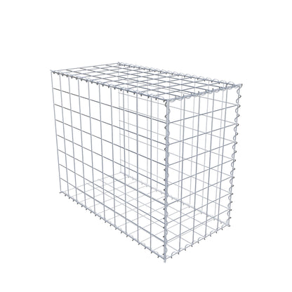 Gabion rapporté type 2 100 cm x 80 cm x 50 cm (L x H x P), mailles 10 cm x 10 cm, spirale
