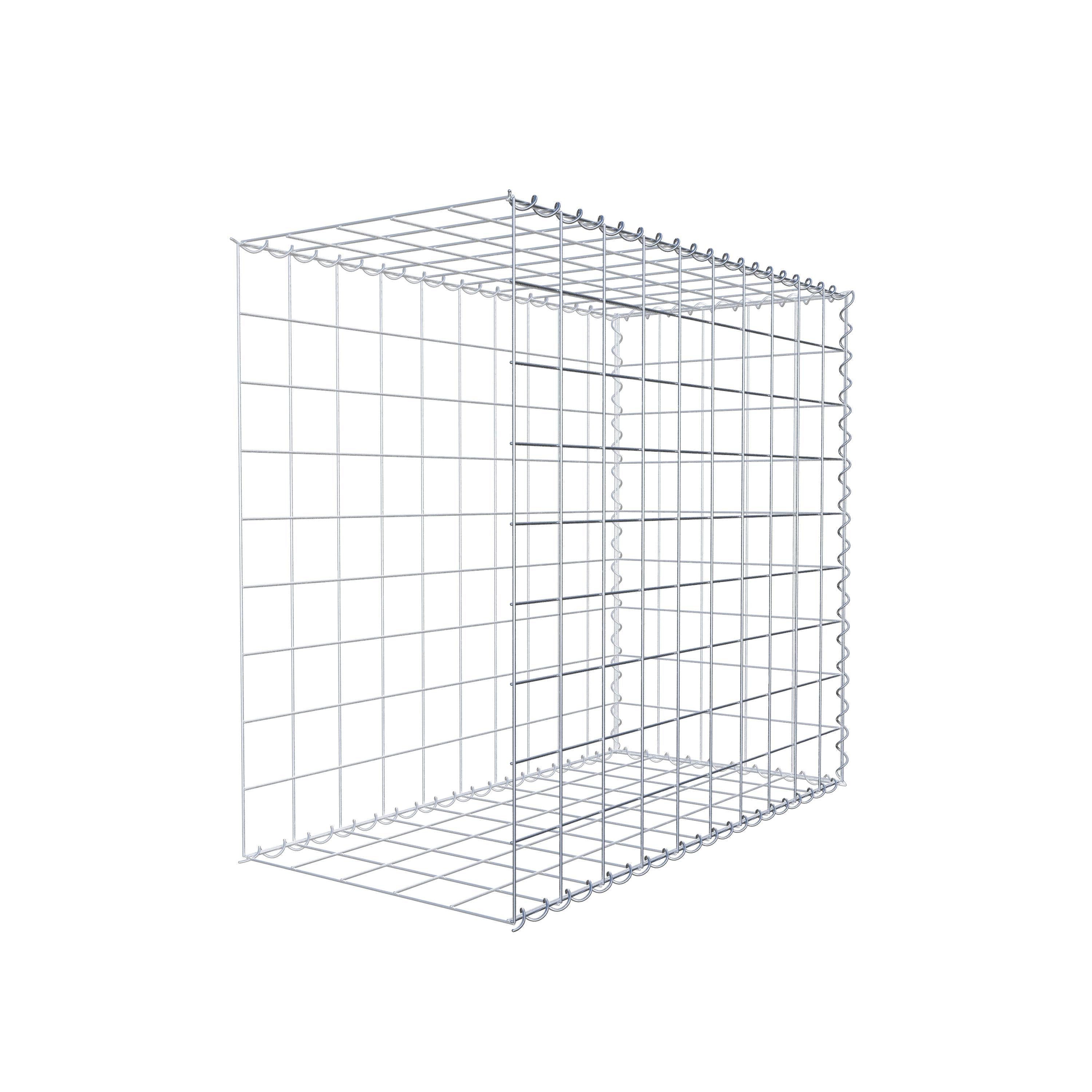 Grown-on gabion type 2 100 cm x 90 cm x 50 cm (L x H x D), mesh size 10 cm x 10 cm, spiral