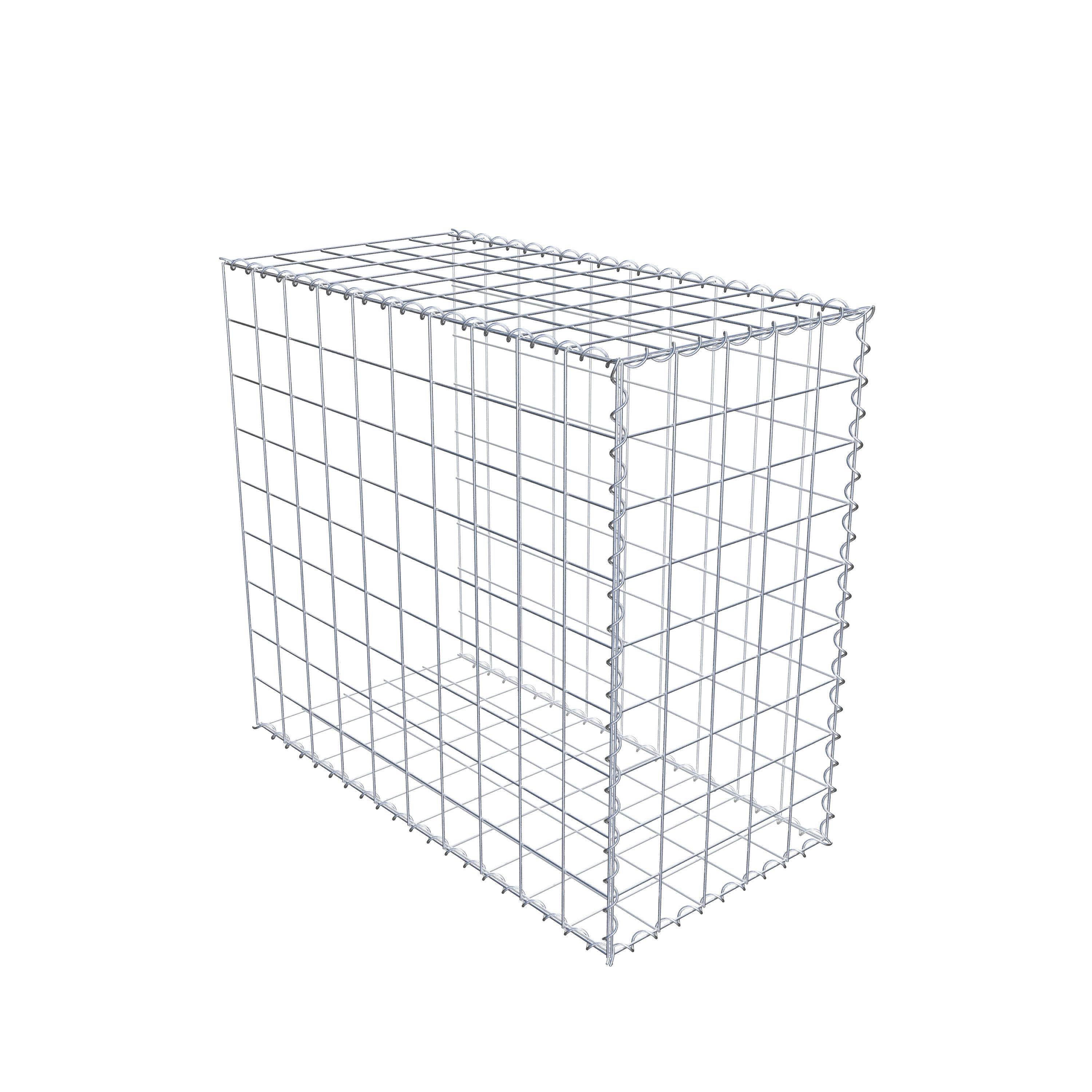 Grown-on gabion type 2 100 cm x 90 cm x 50 cm (L x H x D), mesh size 10 cm x 10 cm, spiral