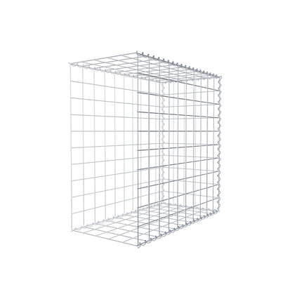 Gabion rapporté type 2 100 cm x 100 cm x 50 cm (L x H x P), mailles 10 cm x 10 cm, spirale