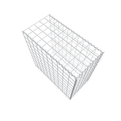Gabion rapporté type 2 100 cm x 100 cm x 50 cm (L x H x P), mailles 10 cm x 10 cm, spirale