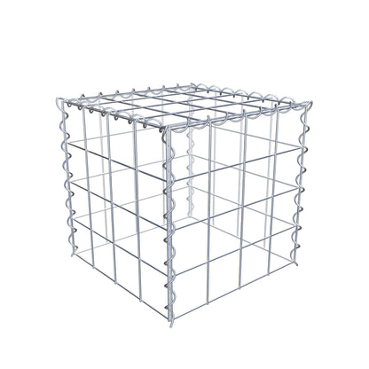 Extra gabion typ 3 40 cm x 40 cm x 40 cm (L x H x D), maskstorlek 10 cm x 10 cm, spiral