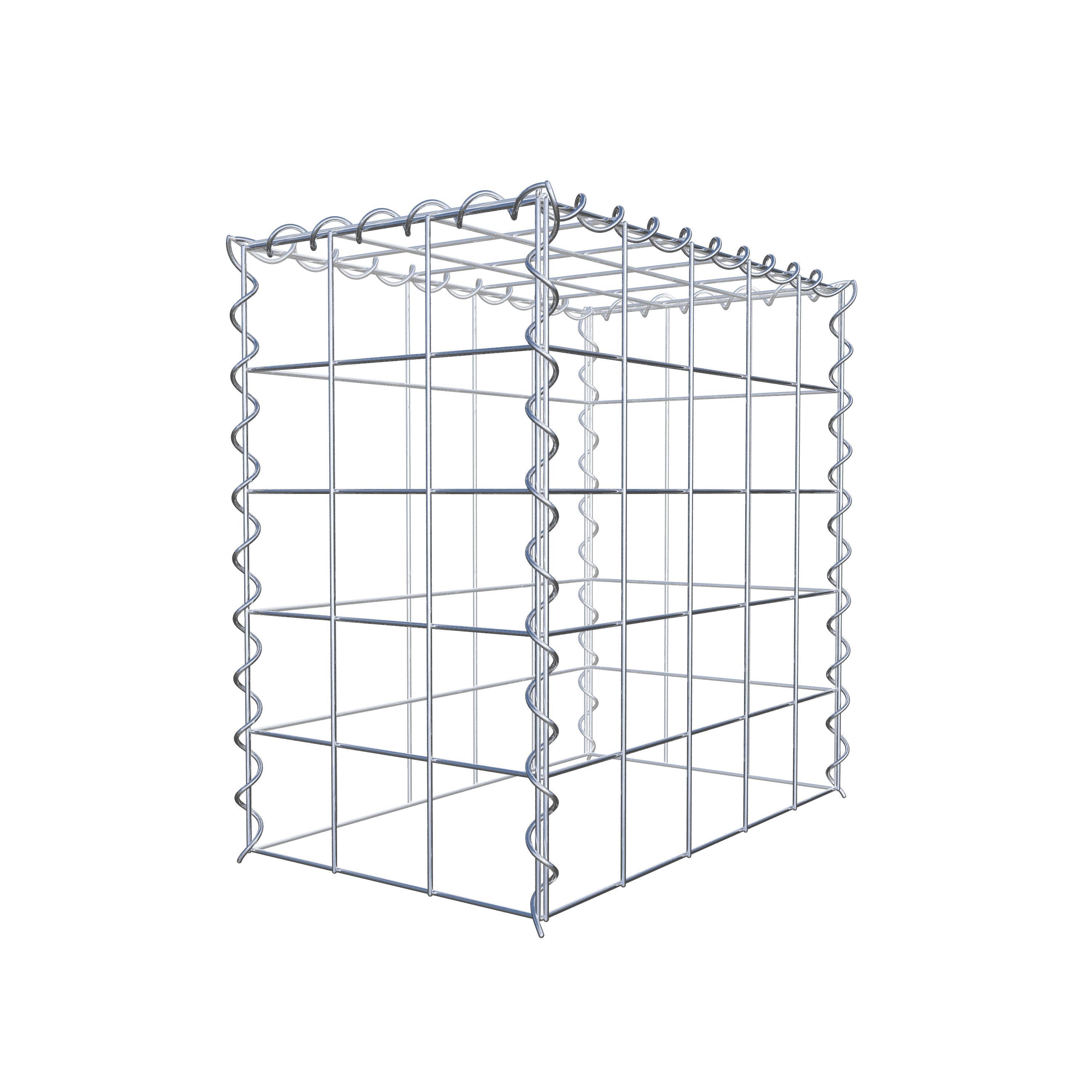 Anbaugabione Typ 3 50 cm x 50 cm x 30 cm (L x H x T), Maschenweite 10 cm x 10 cm, Spirale