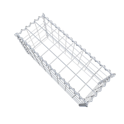 Grown-on gabion type 3 80 cm x 40 cm x 30 cm (L x H x D), mesh size 10 cm x 10 cm, spiral
