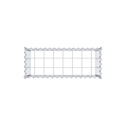 Grown-on gabion type 3 80 cm x 40 cm x 30 cm (L x H x D), mesh size 10 cm x 10 cm, spiral