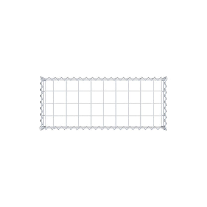 Gabion rapporté type 3 100 cm x 20 cm x 40 cm (L x H x P), mailles 10 cm x 10 cm, spirale