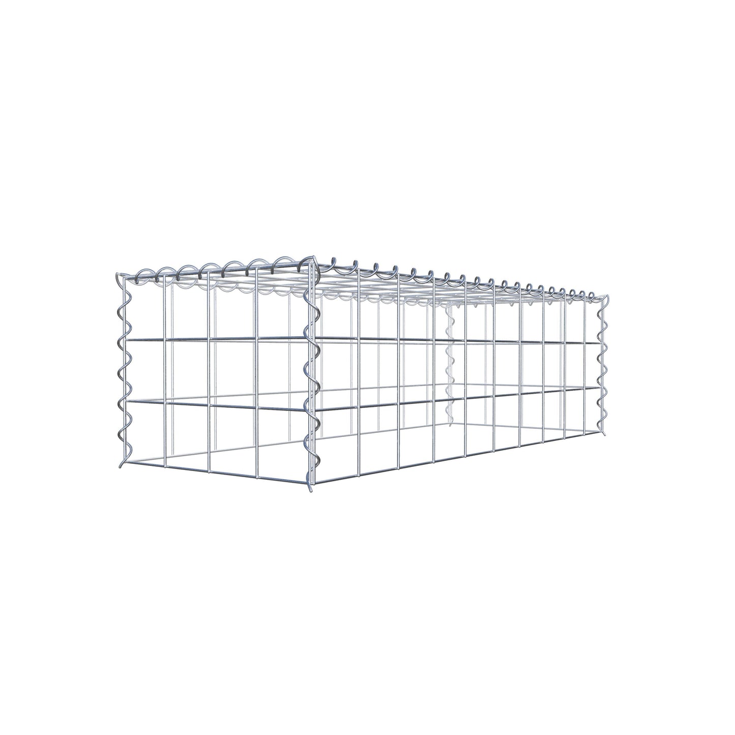 Gavión complementario tipo 3 100 cm x 30 cm x 40 cm (L x A x P), malla 10 cm x 10 cm, espiral