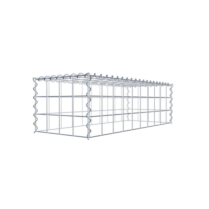 Gavión complementario tipo 3 100 cm x 30 cm x 40 cm (L x A x P), malla 10 cm x 10 cm, espiral