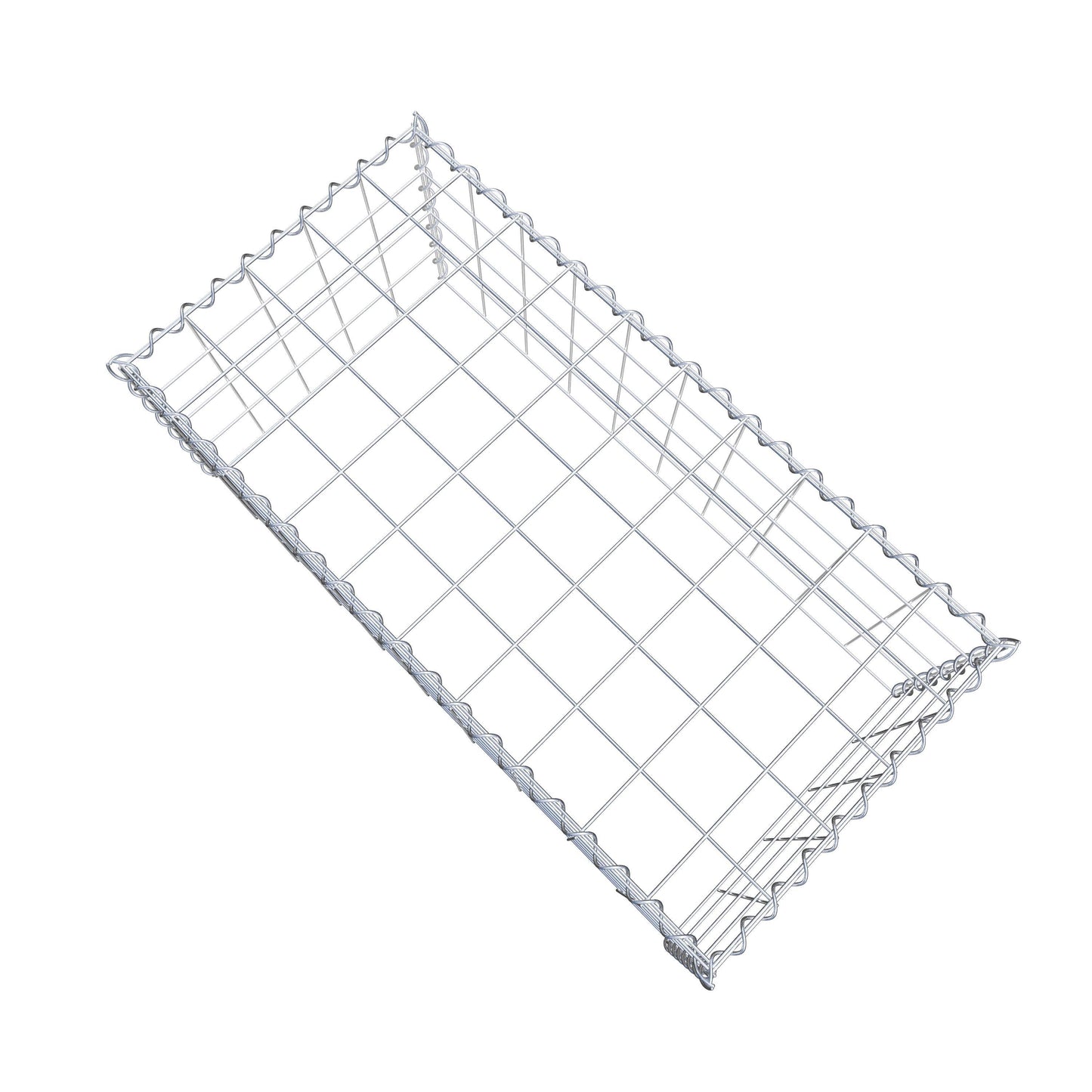 Add-on schanskorf type 3 100 cm x 40 cm x 50 cm (L x H x D), maaswijdte 10 cm x 10 cm, spiraal