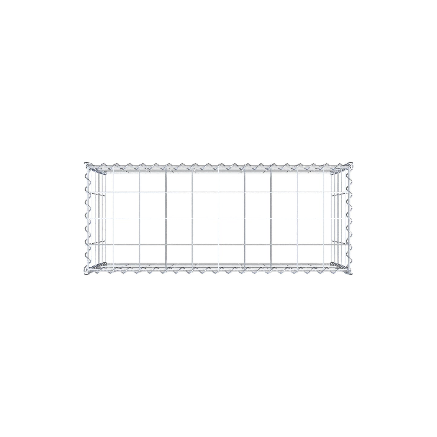 Gavión complementario tipo 3 100 cm x 50 cm x 40 cm (L x A x P), malla 10 cm x 10 cm, espiral