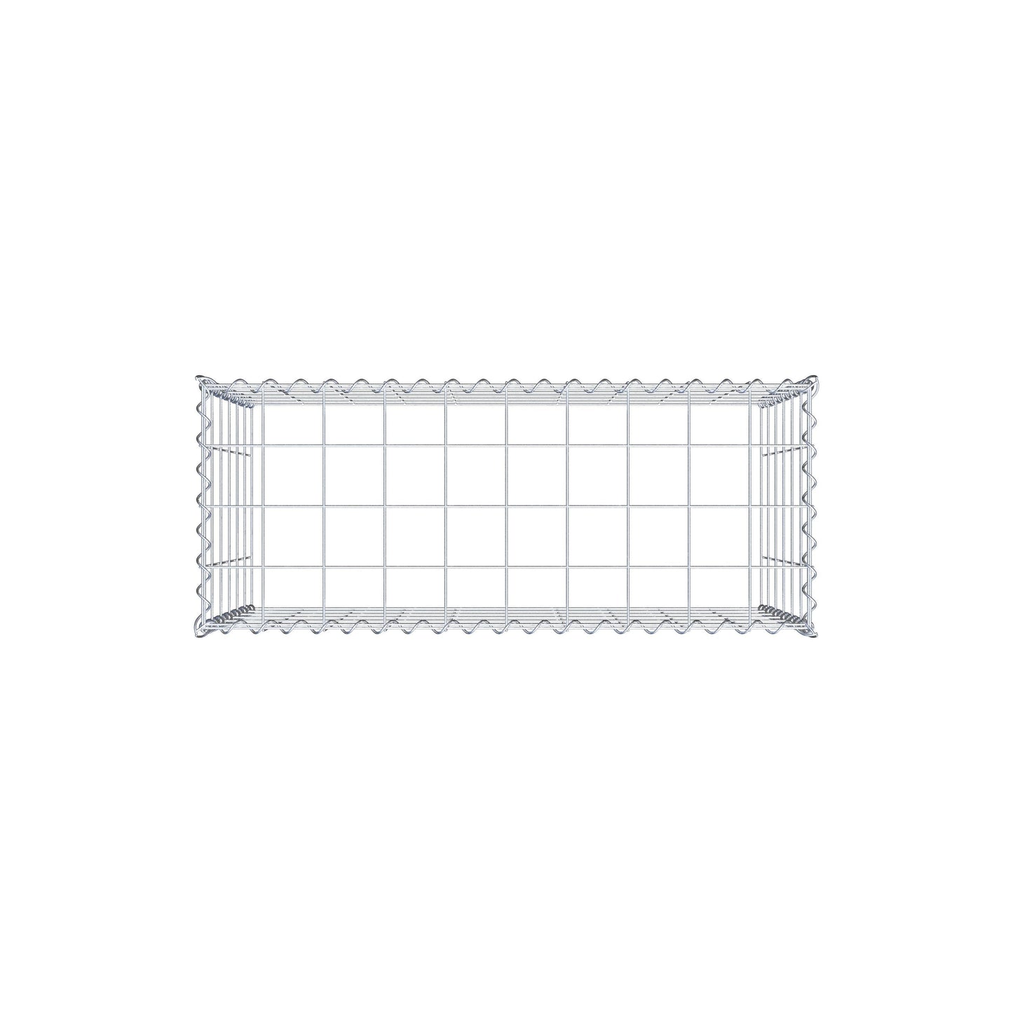 Gabião tipo 3 100 cm x 60 cm x 40 cm (C x A x P), malhagem 10 cm x 10 cm, espiral