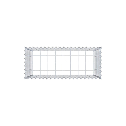 Opvokset gabion type 3 100 cm x 80 cm x 40 cm (L x H x D), maskestørrelse 10 cm x 10 cm, spiral