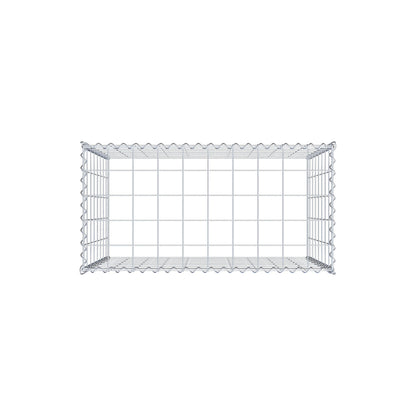 Grown-on gabion type 3 100 cm x 80 cm x 50 cm (L x H x D), mesh size 10 cm x 10 cm, spiral