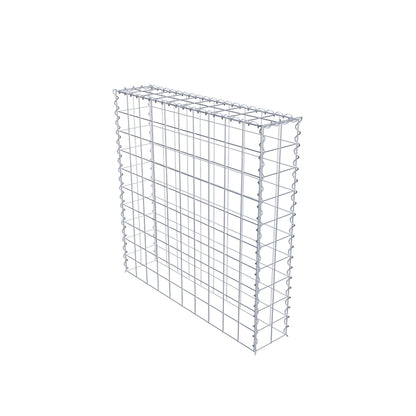 Extra gabion typ 3 100 cm x 100 cm x 20 cm (L x H x D), maskstorlek 10 cm x 10 cm, spiral