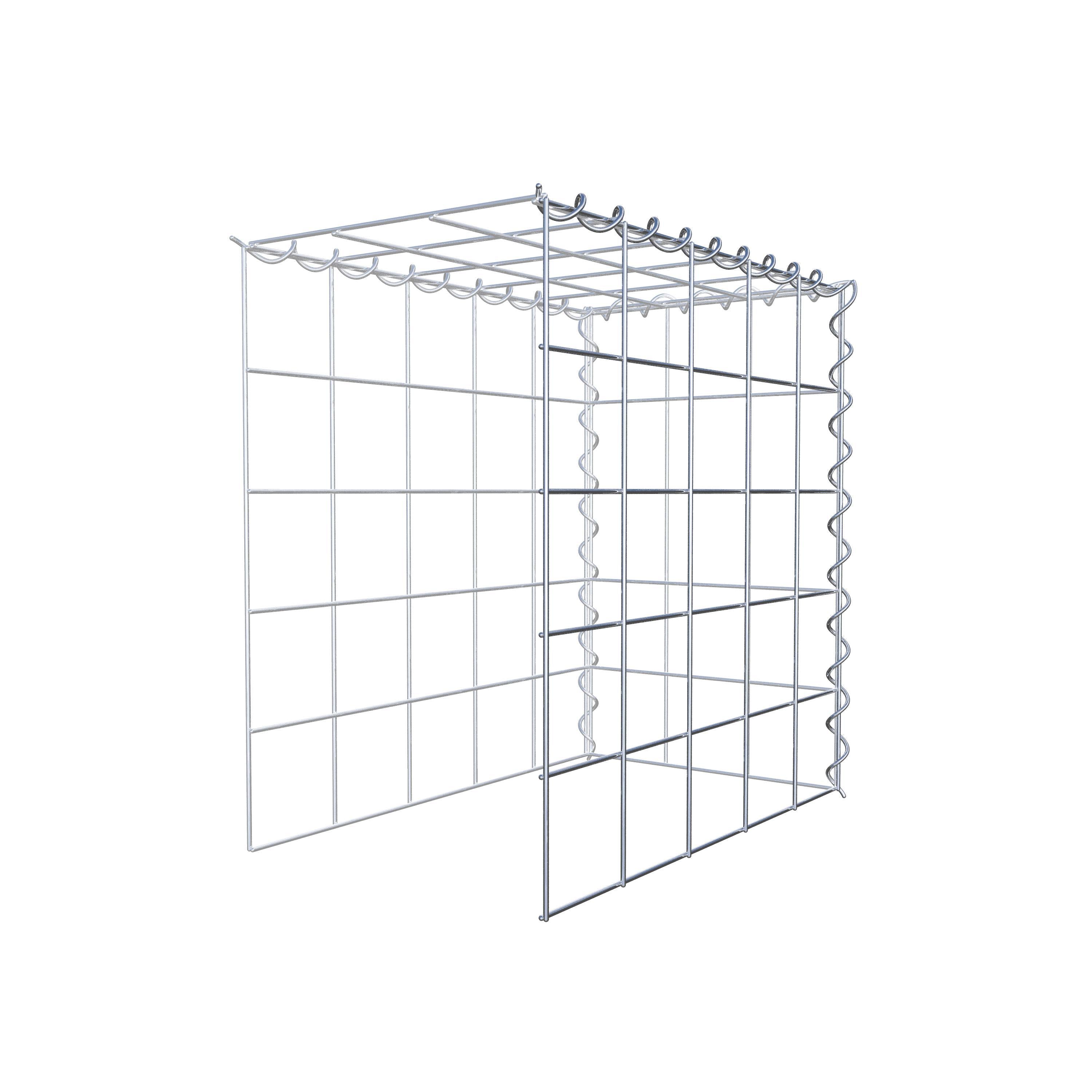 Anbaugabione Typ 4 50 cm x 50 cm x 30 cm (L x H x T), Maschenweite 10 cm x 10 cm, Spirale