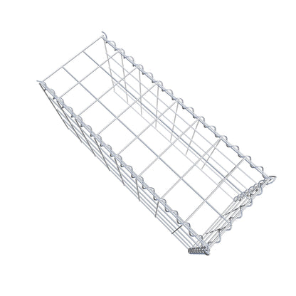 Gabion rapporté type 4 80 cm x 40 cm x 30 cm (L x H x P), mailles 10 cm x 10 cm, spirale