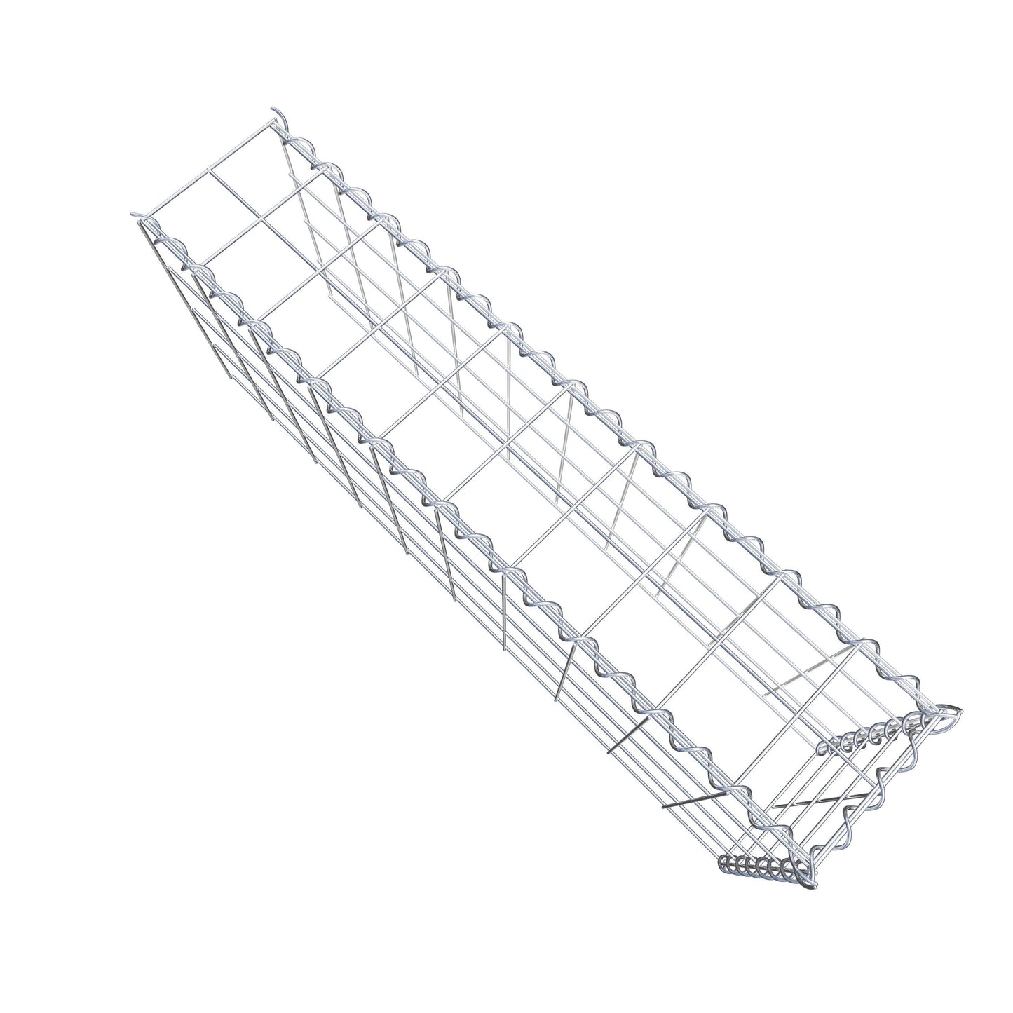 Gabião Tipo 4 100 cm x 40 cm x 20 cm (C x A x P), malhagem 10 cm x 10 cm, espiral