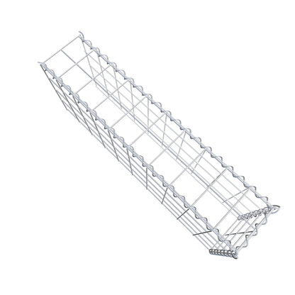 Gabião Tipo 4 100 cm x 40 cm x 20 cm (C x A x P), malhagem 10 cm x 10 cm, espiral