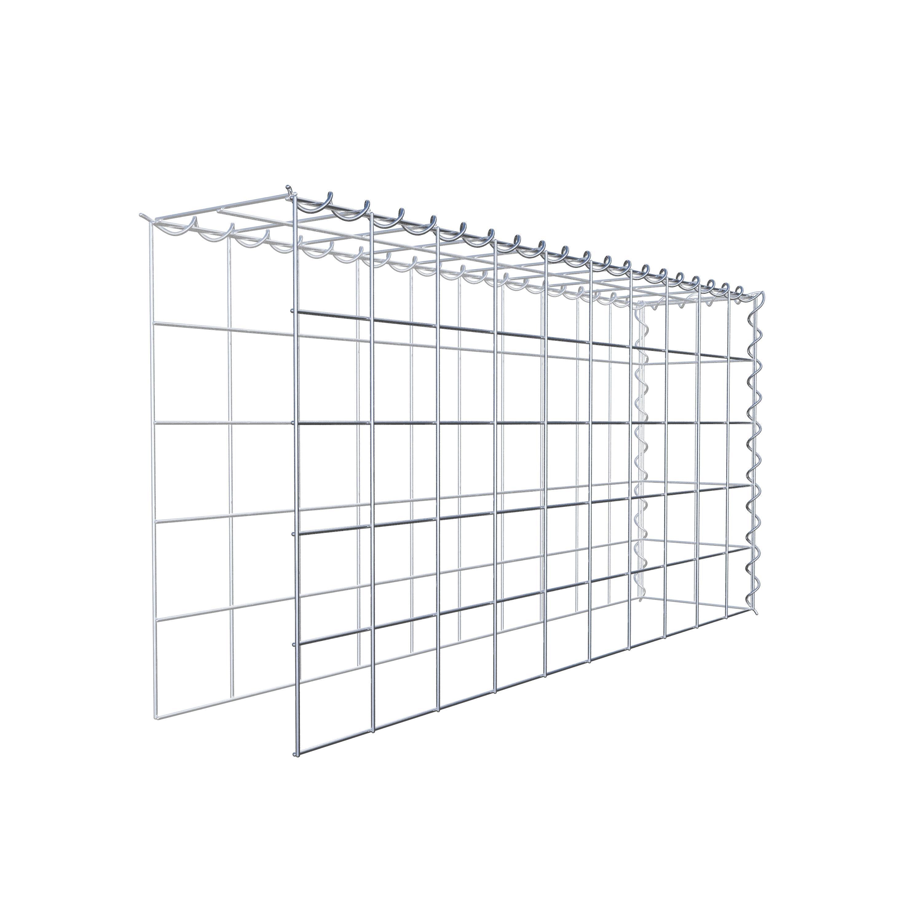 Anbaugabione Typ 4 100 cm x 50 cm x 20 cm (L x H x T), Maschenweite 10 cm x 10 cm, Spirale