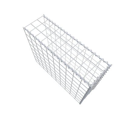 Gabion rapporté type 4 100 cm x 80 cm x 30 cm (L x H x P), mailles 10 cm x 10 cm, spirale