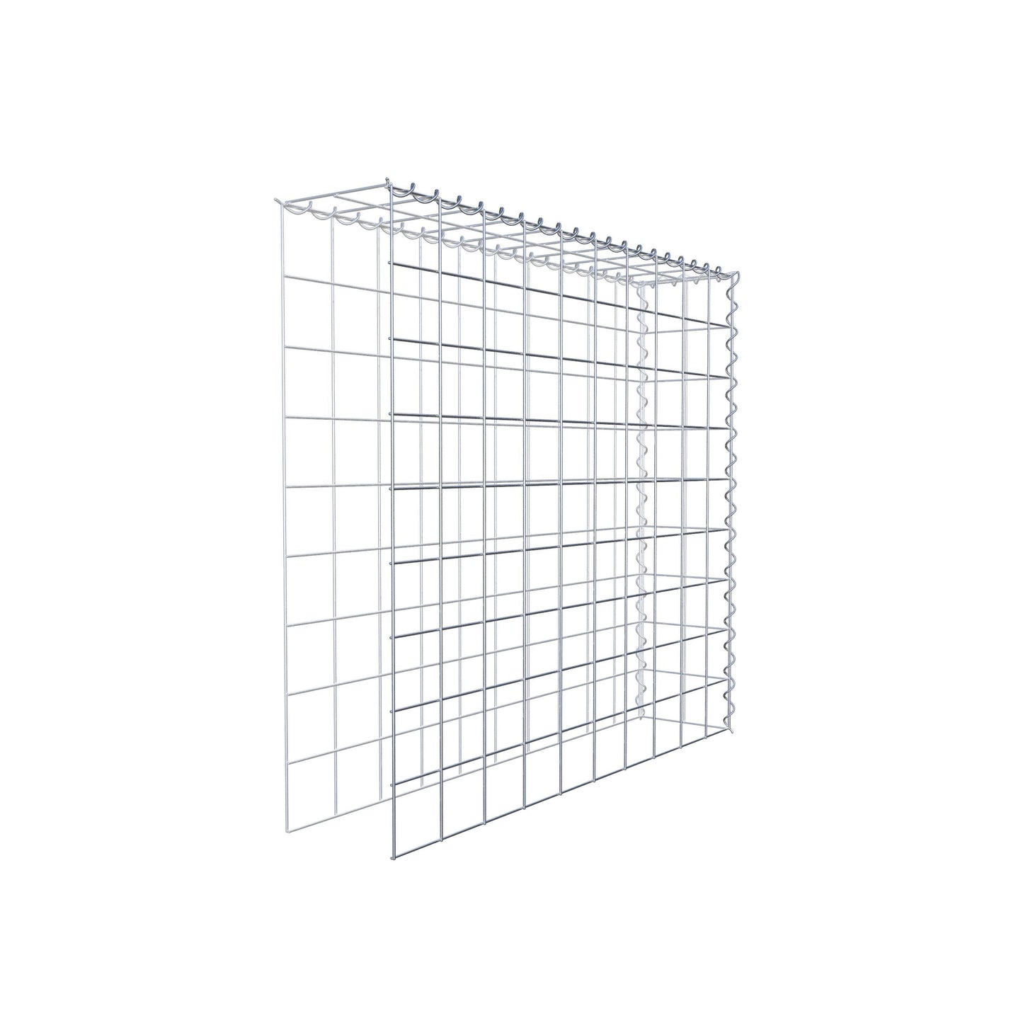 Add-on schanskorf type 4 100 cm x 90 cm x 20 cm (L x H x D), maaswijdte 10 cm x 10 cm, spiraal