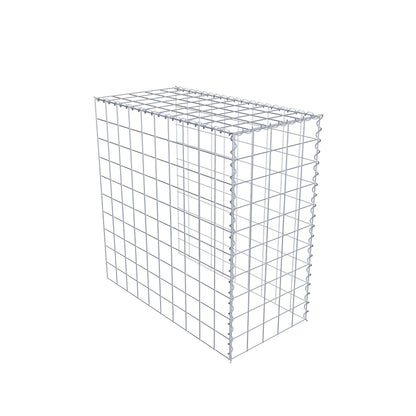 Gabion rapporté type 4 100 cm x 100 cm x 50 cm (L x H x P), mailles 10 cm x 10 cm, spirale