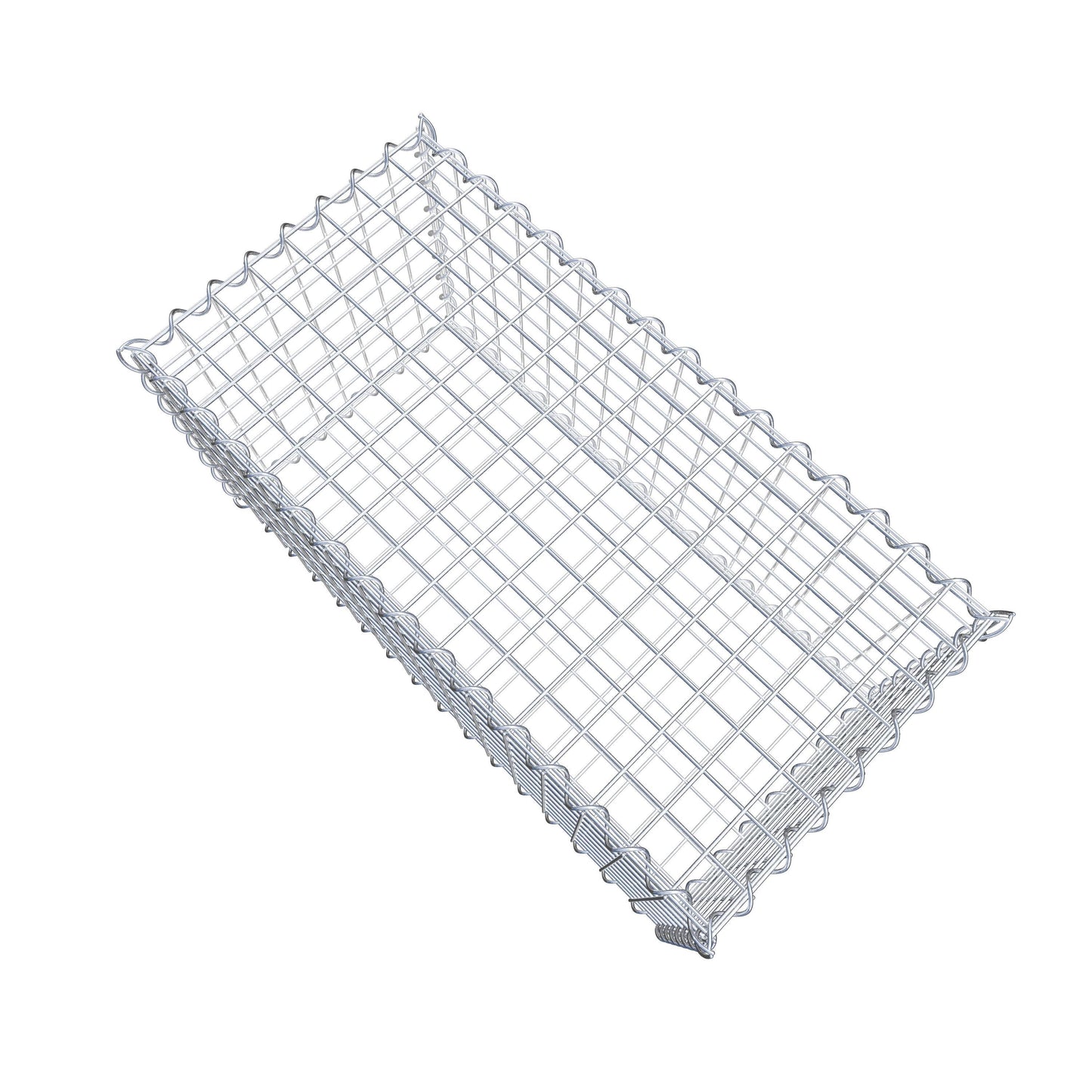 Gabion 80 cm x 40 cm x 40 cm (L x H x P), mailles 5 cm x 5 cm, spirale