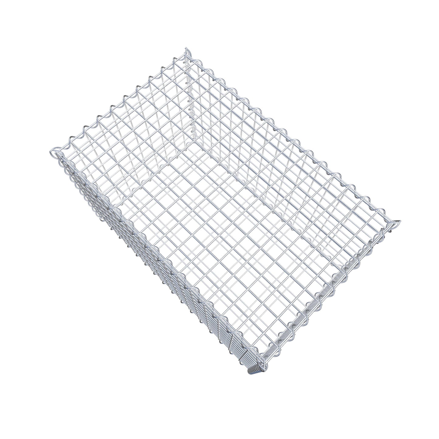 Gabion 80 cm x 50 cm x 50 cm (L x H x P), mailles 5 cm x 5 cm, spirale