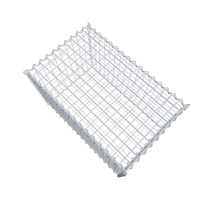 Gabion 80 cm x 50 cm x 50 cm (L x H x P), mailles 5 cm x 5 cm, spirale