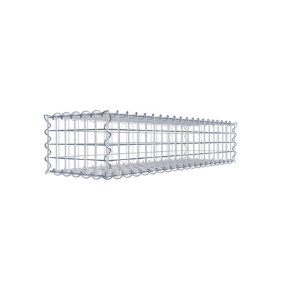 Gabion 100 cm x 20 cm x 30 cm (L x H x P), mailles 5 cm x 5 cm, spirale