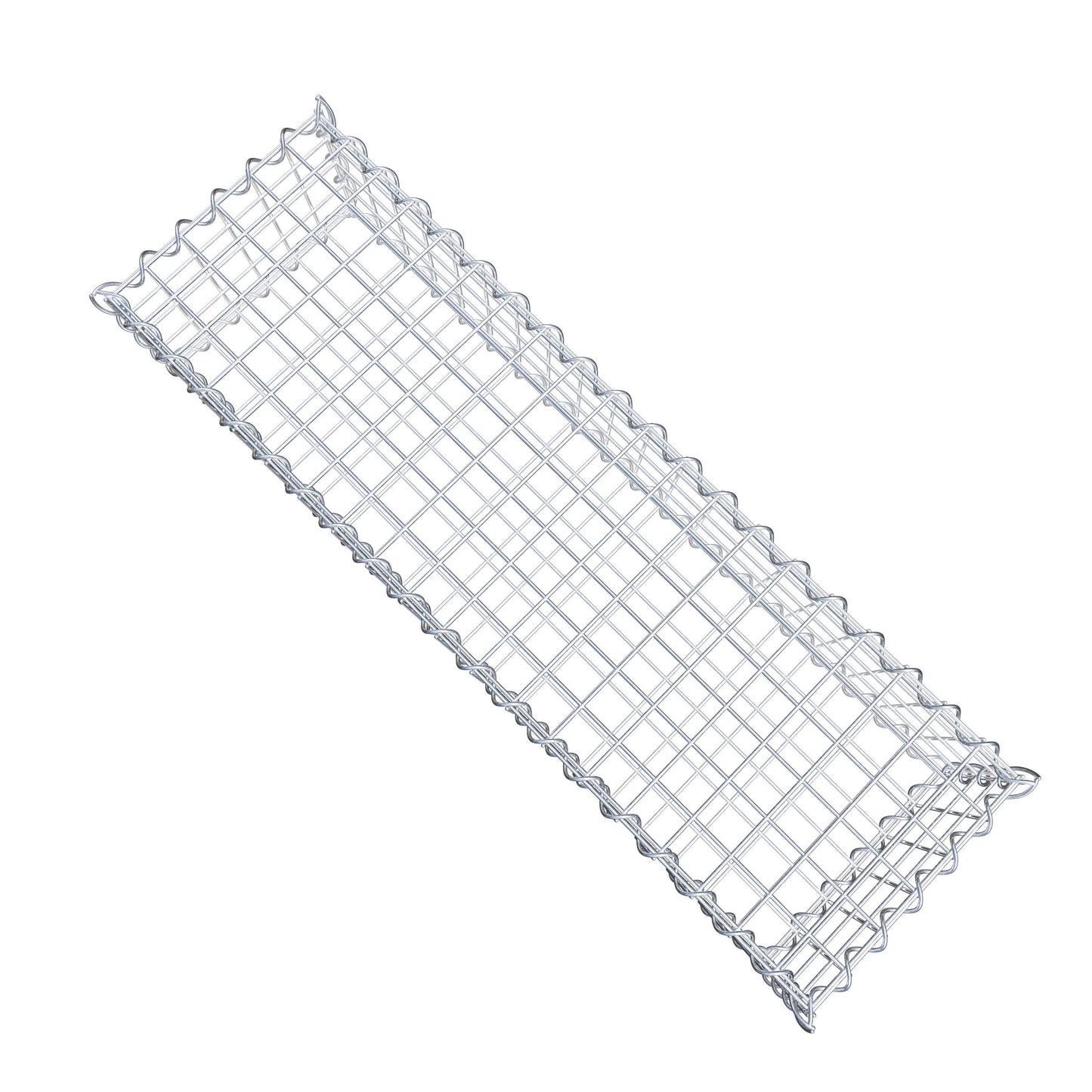 Gabion 100 cm x 20 cm x 30 cm (L x H x P), mailles 5 cm x 5 cm, spirale