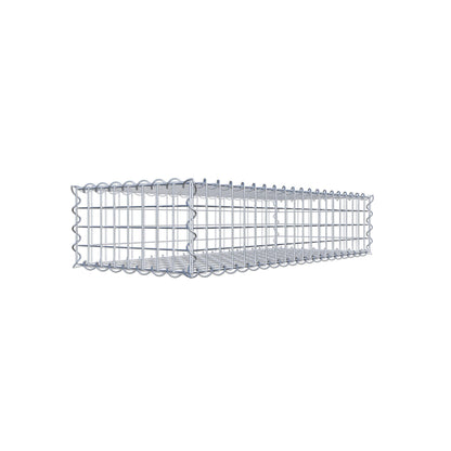 Gabione 100 cm x 20 cm x 40 cm (L x H x T), Maschenweite 5 cm x 5 cm, Spirale