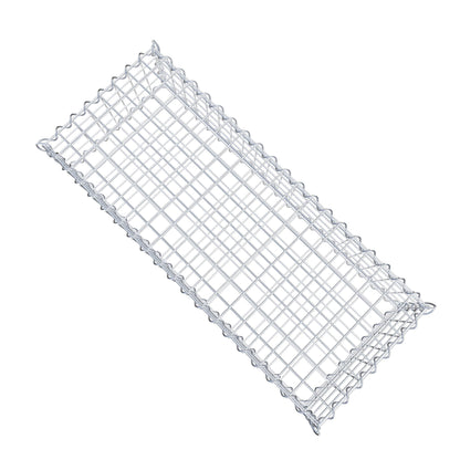 Gabione 100 cm x 20 cm x 40 cm (L x H x T), Maschenweite 5 cm x 5 cm, Spirale