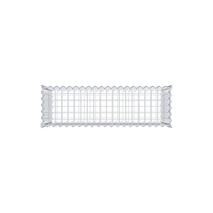 Gabion 100 cm x 50 cm x 30 cm (L x H x P), mailles 5 cm x 5 cm, spirale