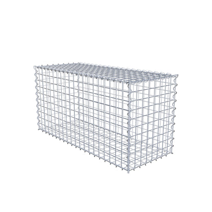 Gabion 100 cm x 50 cm x 40 cm (L x H x D), mesh size 5 cm x 5 cm, spiral