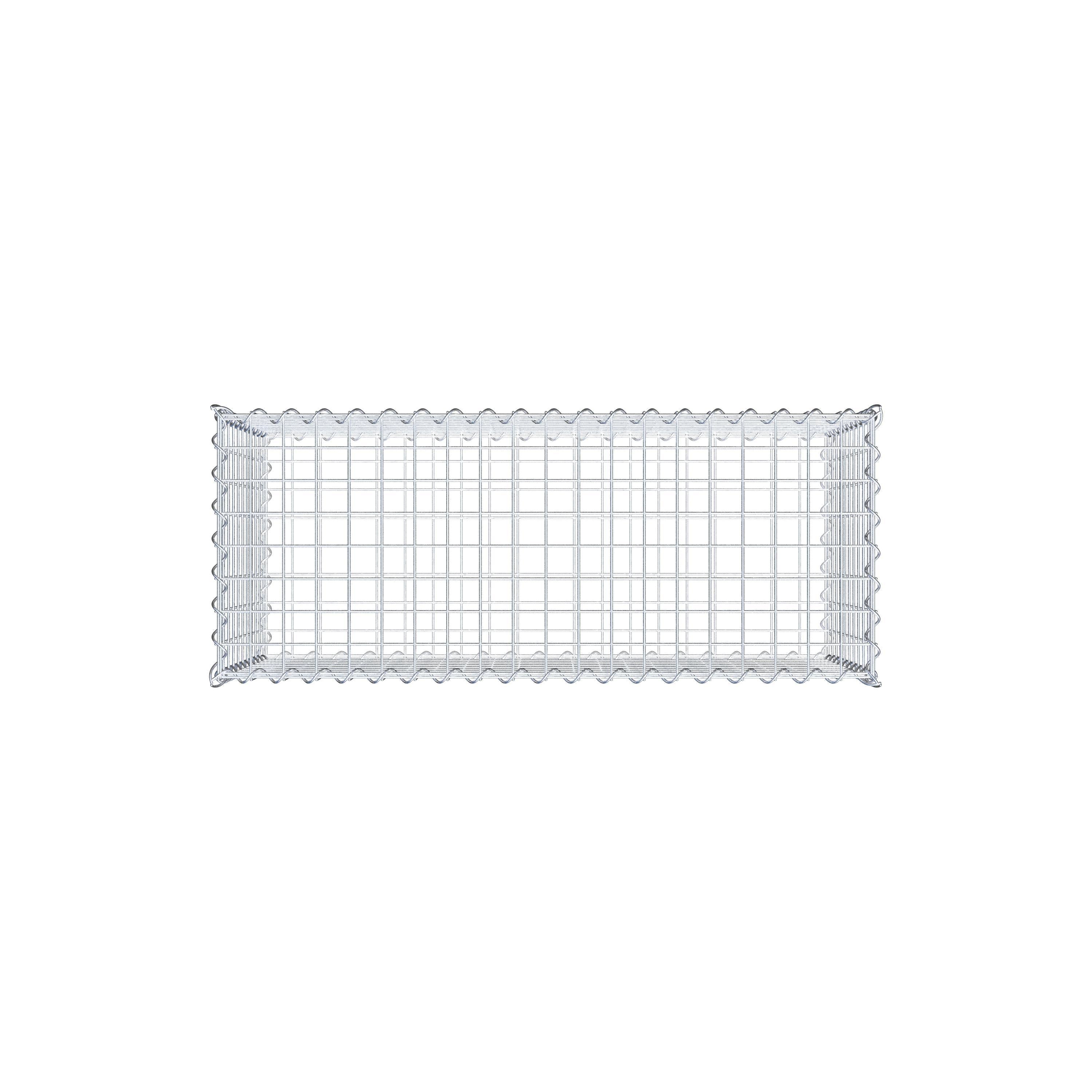 Gabion 100 cm x 50 cm x 40 cm (L x H x D), mesh size 5 cm x 5 cm, spiral