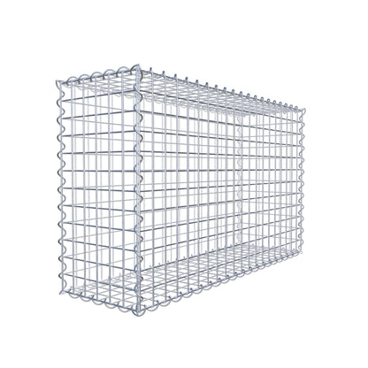 Gabion 100 cm x 60 cm x 30 cm (L x H x D), maskstorlek 5 cm x 5 cm, spiral