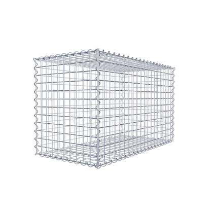 Gabion 100 cm x 60 cm x 50 cm (L x H x D), maskestørrelse 5 cm x 5 cm, spiral