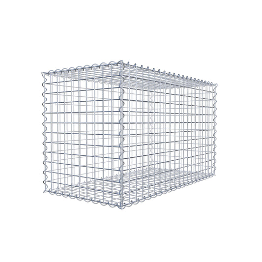 Gabion 100 cm x 60 cm x 50 cm (L x H x D), maskestørrelse 5 cm x 5 cm, spiral