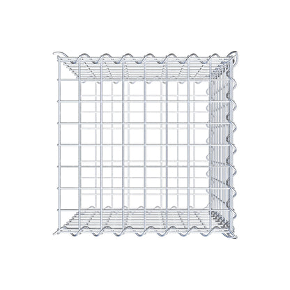 Opvokset gabion type 2 40 cm x 40 cm x 40 cm (L x H x D), maskestørrelse 5 cm x 5 cm, spiral