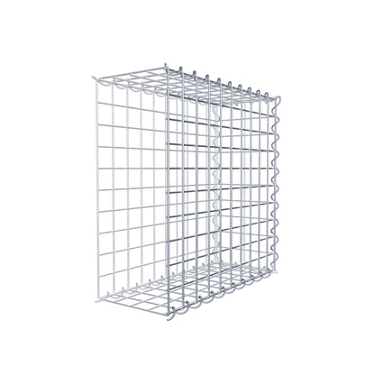 Extra gabion typ 2 50 cm x 50 cm x 20 cm (L x H x D), maskstorlek 5 cm x 5 cm, spiral