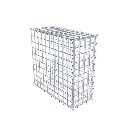 Extra gabion typ 2 50 cm x 50 cm x 20 cm (L x H x D), maskstorlek 5 cm x 5 cm, spiral