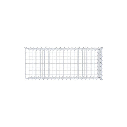 Extra gabion typ 2 100 cm x 30 cm x 40 cm (L x H x D), maskstorlek 5 cm x 5 cm, spiral