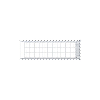 Grown-on gabion type 2 100 cm x 50 cm x 30 cm (L x H x D), mesh size 5 cm x 5 cm, spiral
