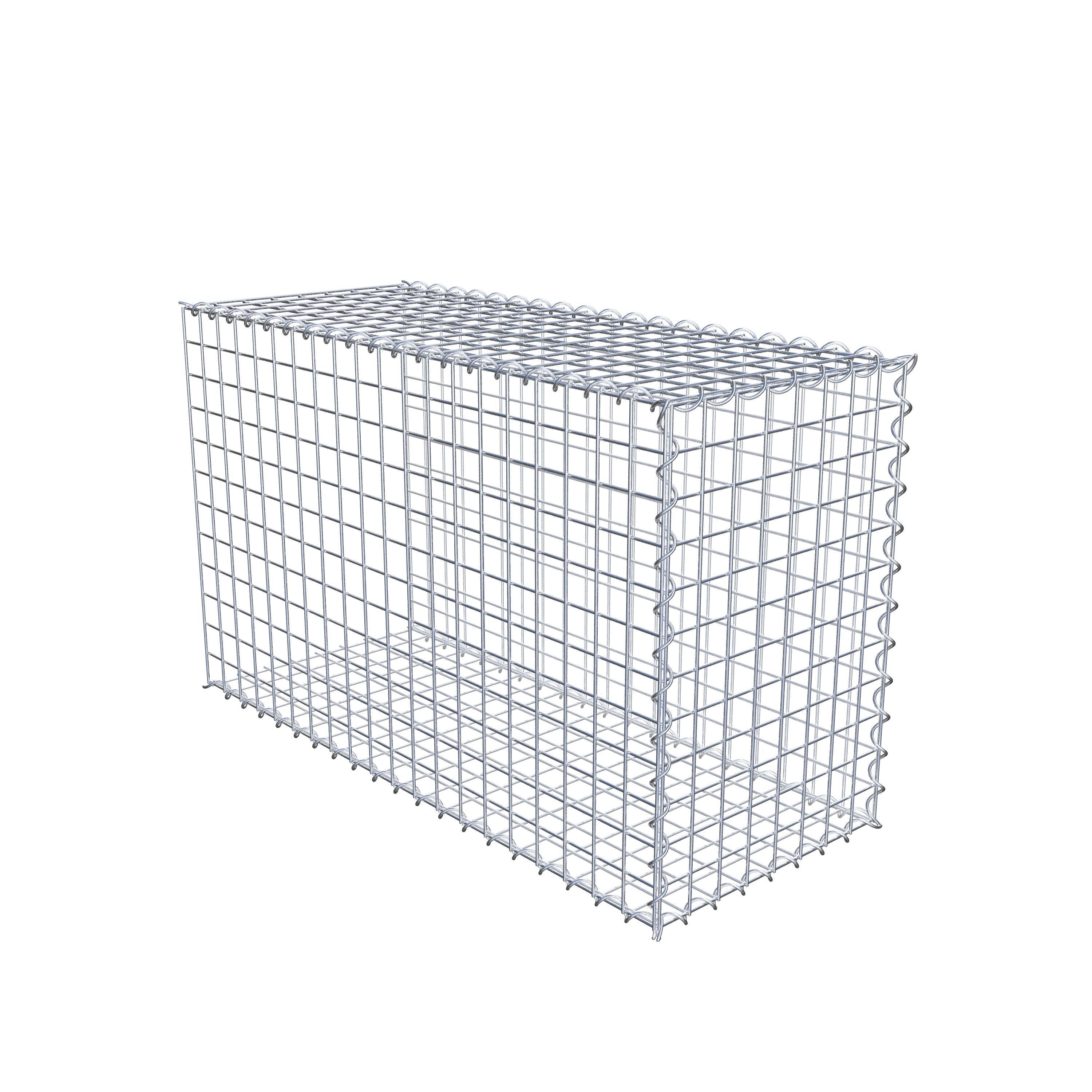Gavión complementario tipo 2 100 cm x 60 cm x 40 cm (L x A x P), malla 5 cm x 5 cm, espiral