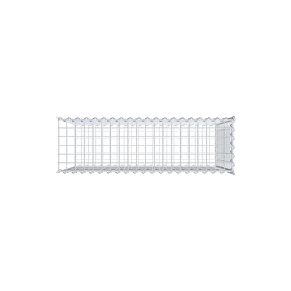 Påväxt gabion typ 2 100 cm x 70 cm x 30 cm (L x H x D), maskstorlek 5 cm x 5 cm, spiral