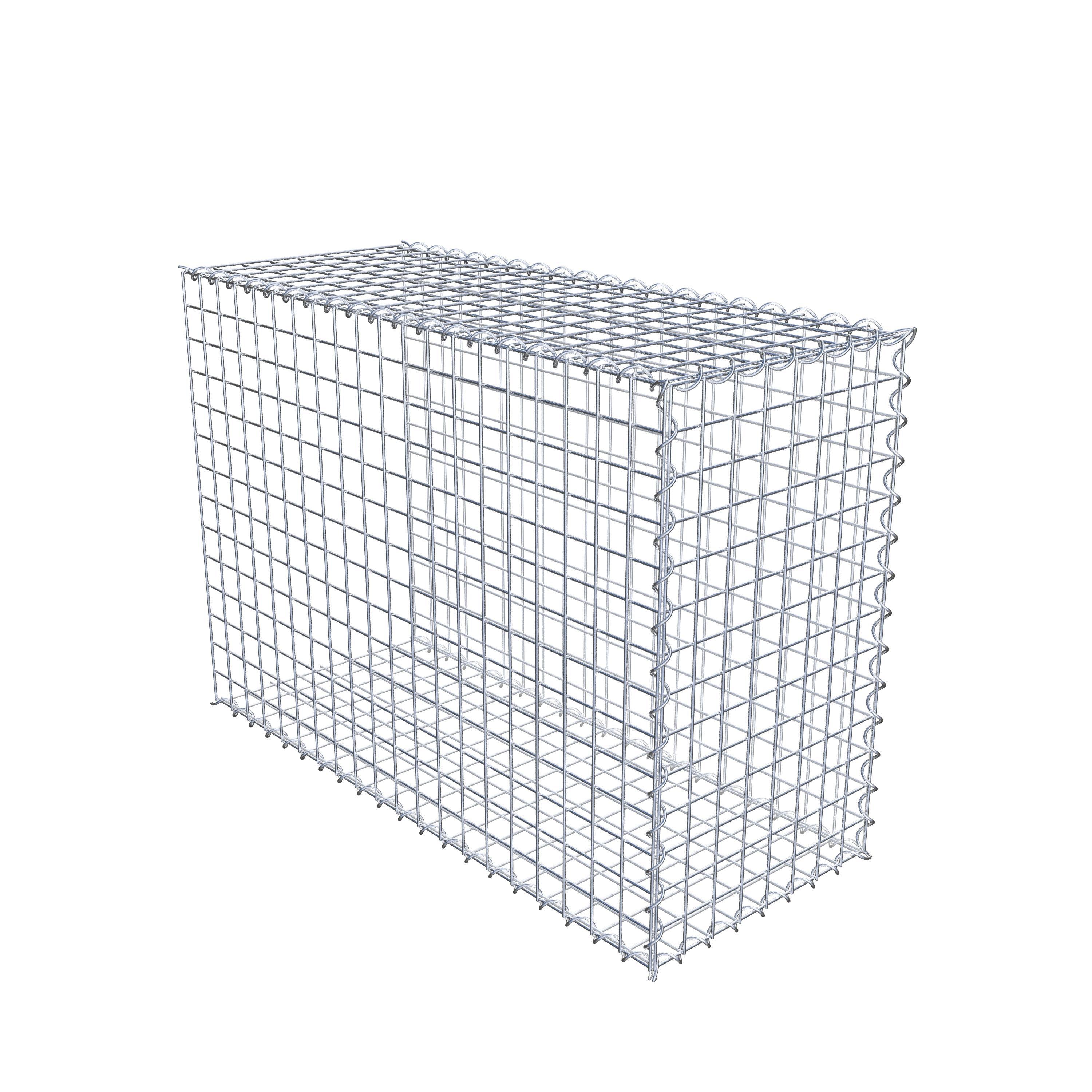 Gabion rapporté type 2 100 cm x 70 cm x 40 cm (L x H x P), mailles 5 cm x 5 cm, spirale