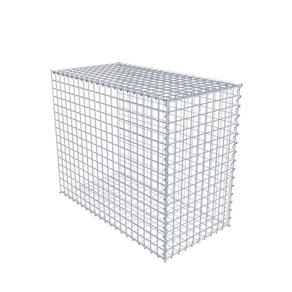 Udvokset gabion type 2 100 cm x 80 cm x 50 cm (L x H x D), maskestørrelse 5 cm x 5 cm, spiral