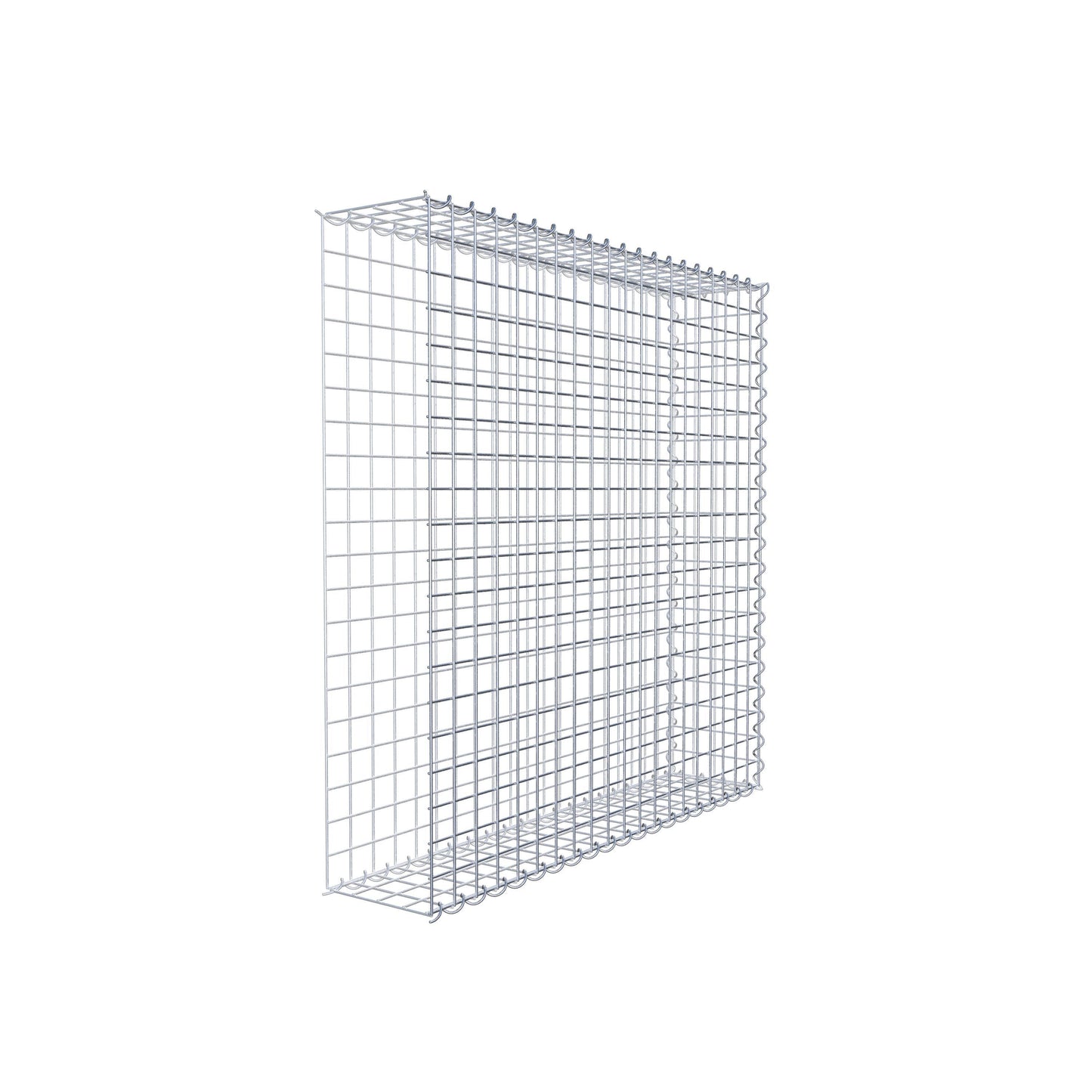 Gabbione aggiuntivo tipo 2 100 cm x 100 cm x 20 cm (L x H x P), dimensione maglia 5 cm x 5 cm, a spirale